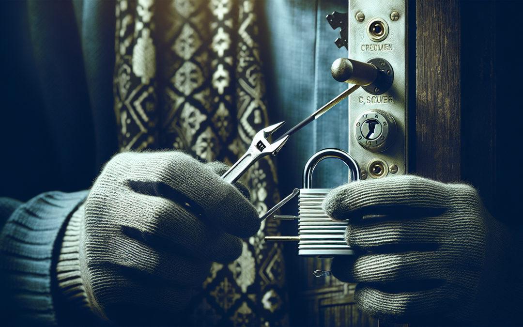 Locksmith Services Professional locksmith opening a door with tools for residential and commercial lock solutions